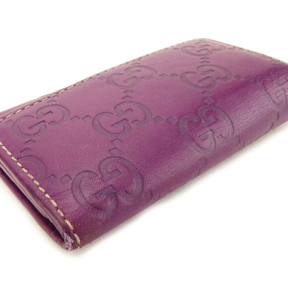 GUCCI Key Case Gucci Leather Authentic Used - Picture 3 of 7